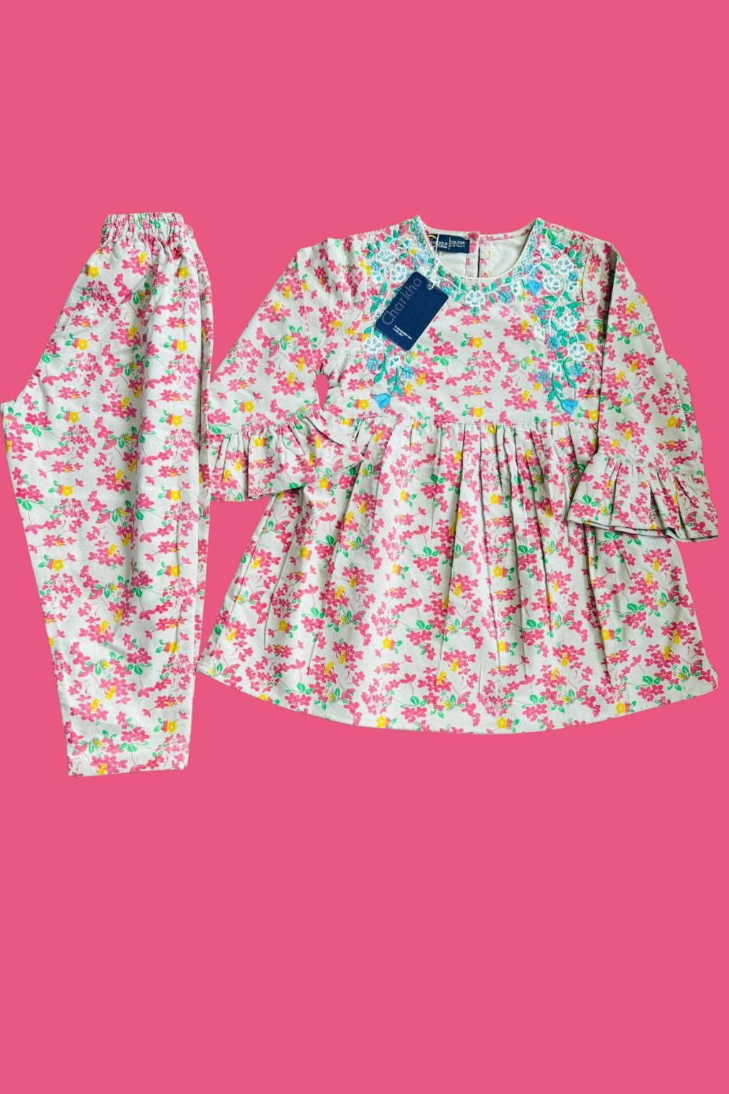 Floral Frock Smocked Ariella with Trouser
