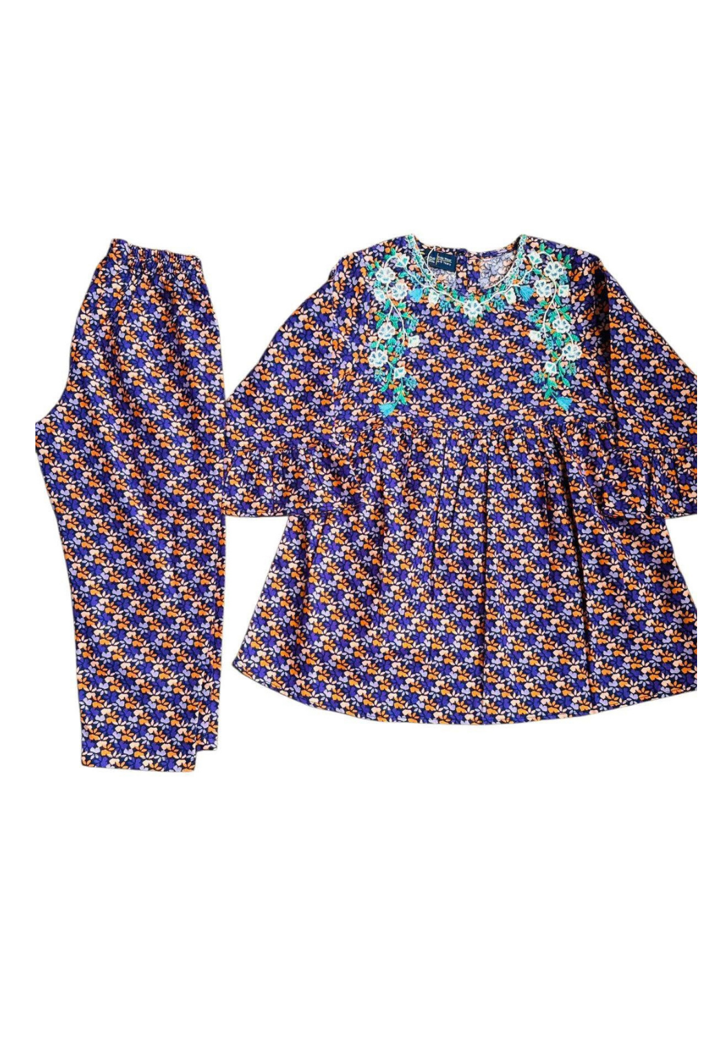 Floral Frock Smocked Ariella with Trouser