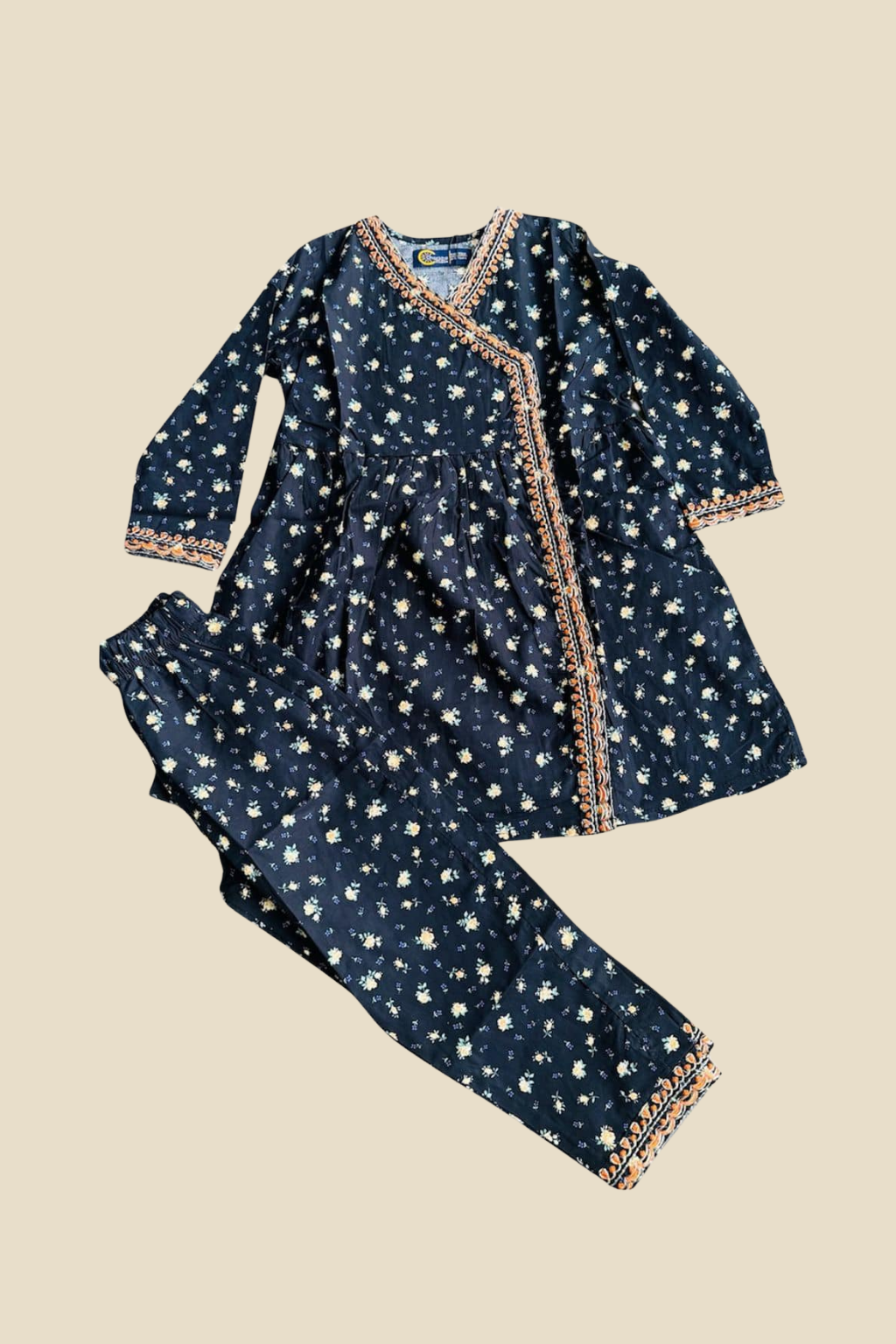 China Cotton Lawn 2-Piece Dress