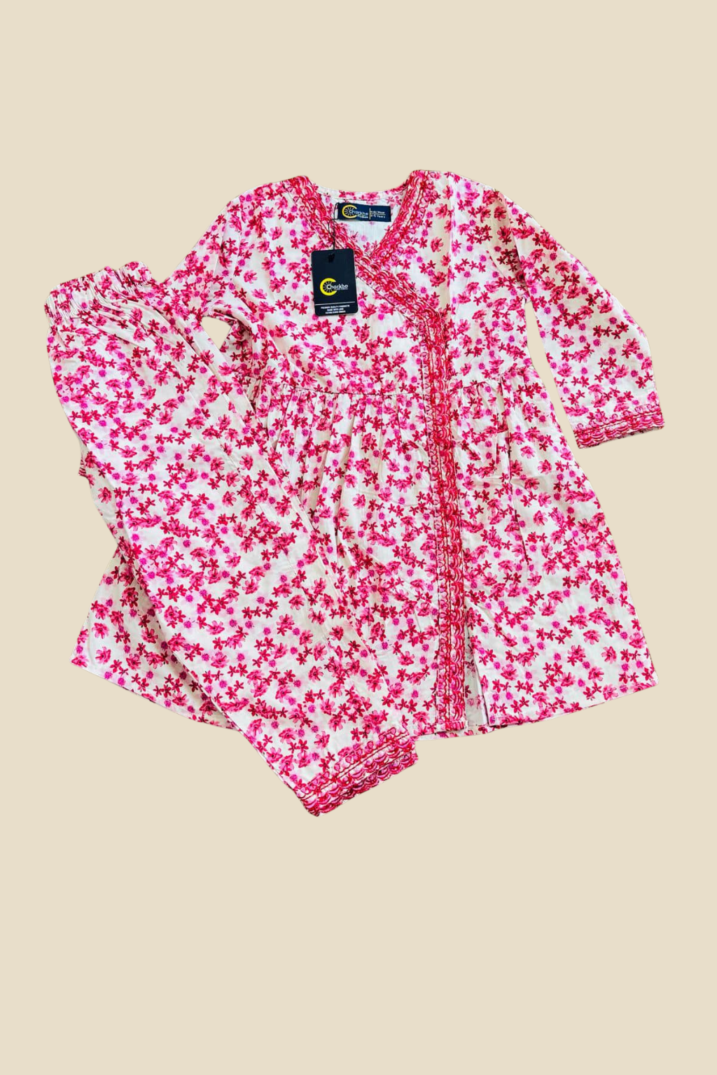 China Cotton Lawn 2-Piece Dress