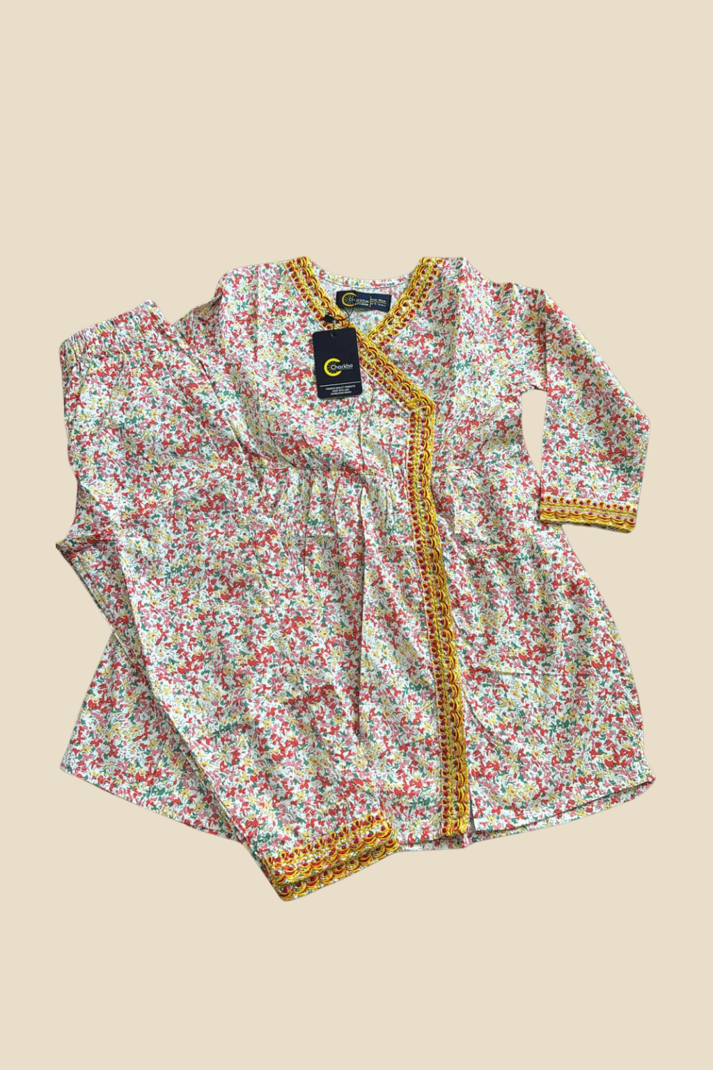 China Cotton Lawn 2-Piece Dress