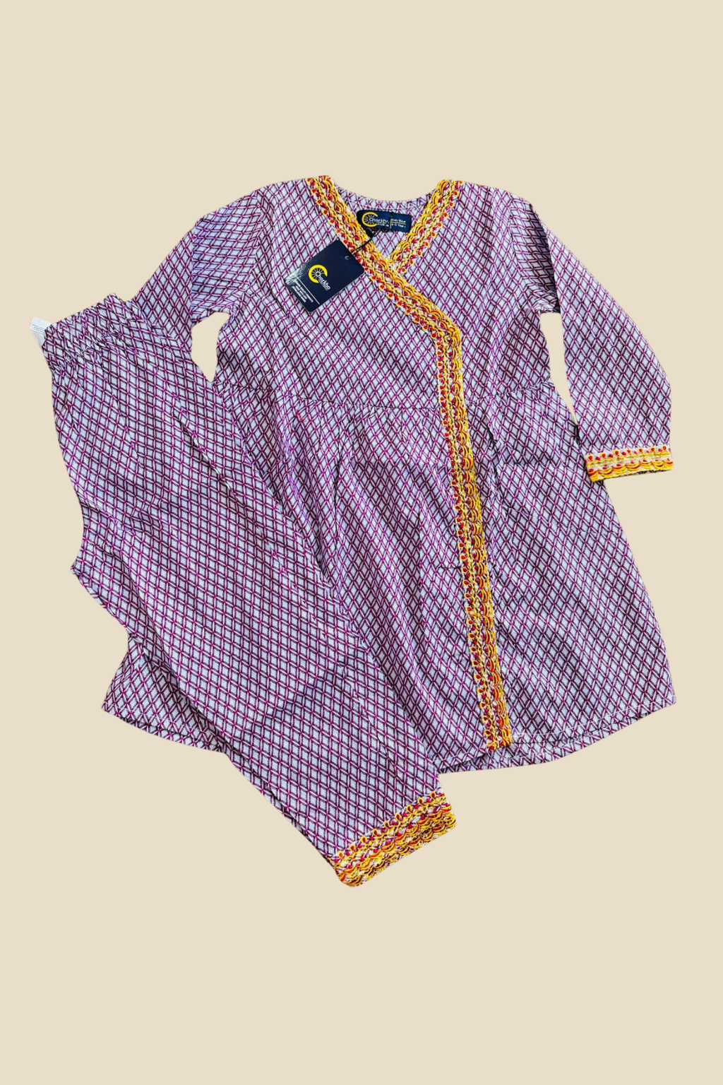 China Cotton Lawn 2-Piece Dress