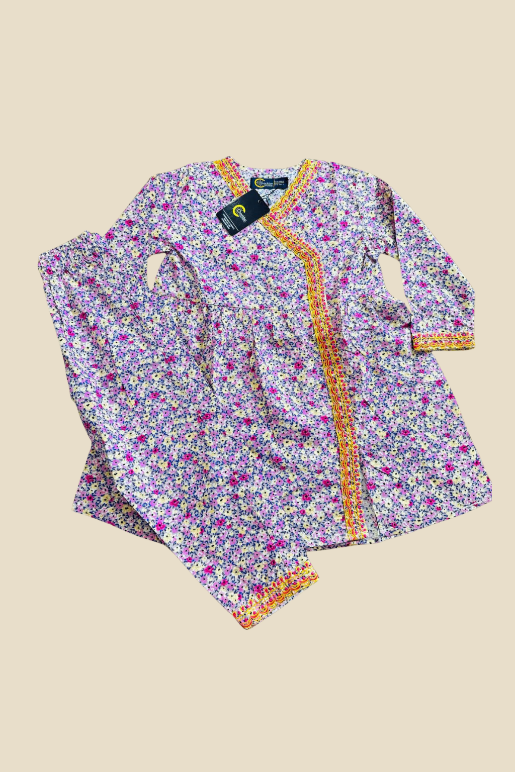 China Cotton Lawn 2-Piece Dress