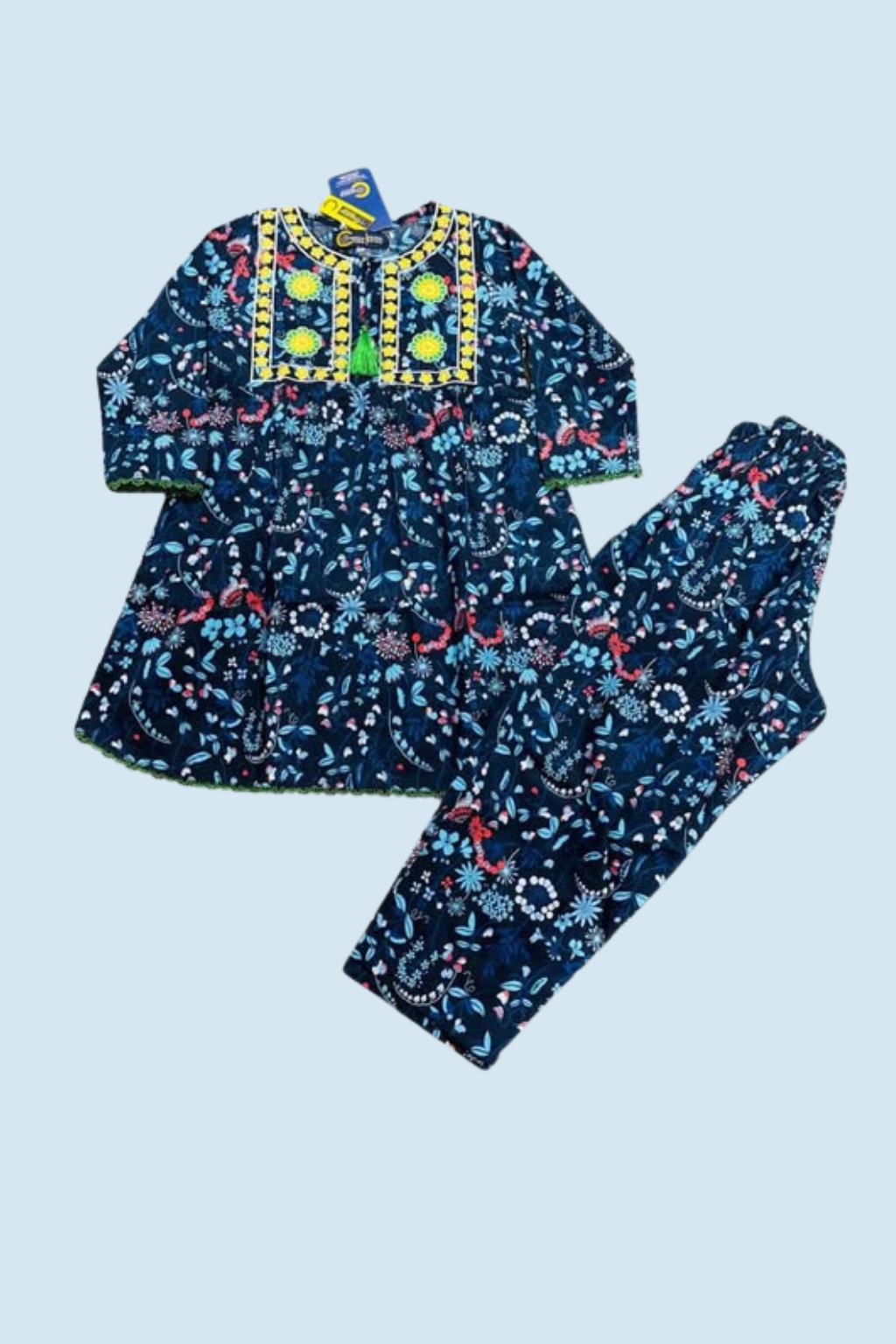 China Cotton Lawn 2-Piece Dress